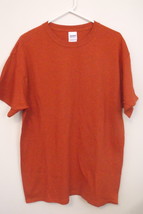 Mens Gildan Heavy Cotton NWOT Antique Orange Short Sleeve T Shirt Size L  - $12.95