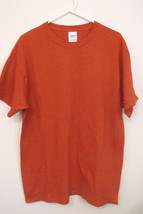 Mens Gildan Heavy Cotton NWOT Antique Orange Short Sleeve T Shirt Size 2XL - £6.35 GBP