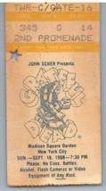 Grateful Dead Concierto Ticket Stub Septiembre 18 1988 Madison Square Jardín Nyc - £49.71 GBP