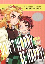 Demon Slayer Yaoi Doujinshi DON&#39;T WORRY BE HAPPY！ Rengoku x Tanjiro 84page - £22.98 GBP