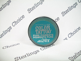 Maybelline Color Tattoo Pure Pigments EyeShadow #5 Never Fade Jade - $6.43