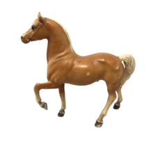 VTG Breyer Horse Family Arabian Stallion Mare Palomino w/ Horse Bit Light - £38.65 GBP