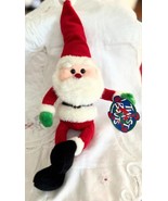 Vintage Santa Claus Plush Stuffed Doll Twist-A-Bouts 16&quot; Length w Tag - $277.80 MXN
