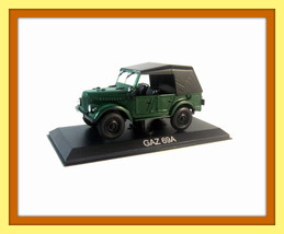 Gaz 69 A Cabriolet Closed 1953, Green Edicola 1/43 Diecast Car Collector&#39;s Model - £19.93 GBP