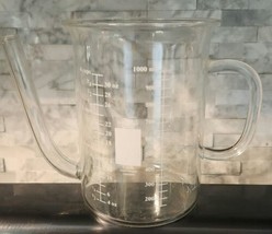 CATAMOUNT GLASS Fat Gravy Separator Measuring Beaker 4 Cup 32oz USA 900ml - $24.65