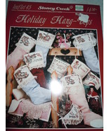 Holiday Hang – Ups Counted Cross Stitch Leaflet 45 Stoney Creek - $4.99