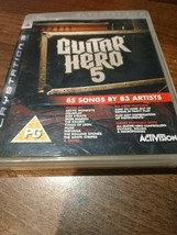 Guitar Hero 5 Playstation 3 PS3 Excellent Condition Super Fast Dispatch Mbg - £7.89 GBP