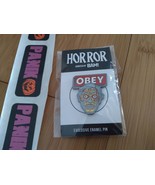 Bam Horror Exclusive They Live Obey Enamel Pin Limited to 99 - Addy Kaderli - £23.59 GBP