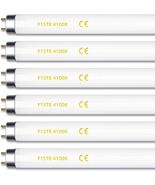 6 Pack F15T8/CW 18 Inch 15W T8 Fluorescent Tube Bulb Cool White 4100K Me... - $522.90 MXN