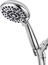 Dakings Upgraded 5 Inch Shower Heads With Handheld Spray With Premium Chrome - £30.62 GBP