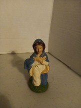 Fontanini ??? Italy Nativity Mary 4” Figure Vintage Replacement Piece - £7.17 GBP