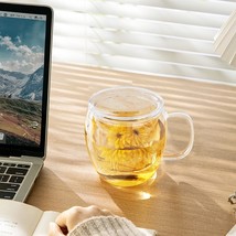 480ml Clear Glass Teapot (1 Pc): Equipped with Lid and Handle - $269.55 MXN