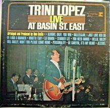 Trini Lopez-Live At Basin St. East-LP-1964-VG+/VG+ - £3.94 GBP