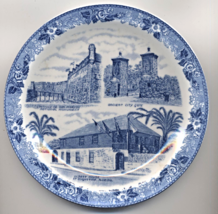 Antique Alfred Meakin 7&quot; St Augustine Staffordshire Plate Castillo de Sa... - $10.00