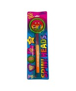 Vintage SEALED Lisa Frank Peace Sign Spin Heads pen Retro 1990s RARE Original - $60.76