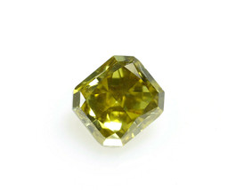 Chameleon Diamond - 0.58ct Natural Loose Fancy Light Green GIA Radiant Cut SI2 - £2,988.44 GBP