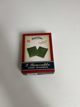 2 Vtg Reusable Hand Warmers Limited Edition Samsonico Green Plaid-Open Box - $148.26 MXN