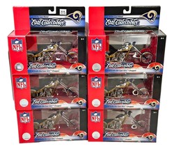 6 Pc Lot - Vintage Rams NFL Football 1:18 Chopper - Diecast Motorcycle Toy 2006 - $85.00