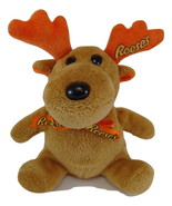 Reese's Candy Plush Moose with orange antlers cute - £7.91 GBP