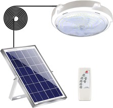 Meihong Solar Porch Ceiling Lights Outdoor, Solar Gazebo Lights Indoor, Patio - £41.68 GBP