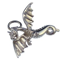 Welded Bliss Sterling 925 Solid Silver Smaug Dragon Charm. WBC1091 - $27.44