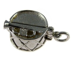 Welded Bliss Sterling 925 Silver Jazz Age Drum Opening Charm. Dancing Co... - $41.16