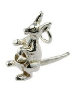 Welded Bliss Sterling 925 Silver Kangaroo With A Moving Baby Joey In Pou... - £37.48 GBP