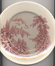 Two Antique Staffordshire Plates Johnson Brothers England &quot;Castle On The... - £19.77 GBP