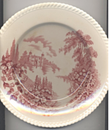Two Antique Staffordshire Plates Johnson Brothers England &quot;Castle On The... - £19.92 GBP