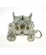 Welded Bliss Sterling 925 Silver Royal Carriage Coach Charm Opening To S... - £44.72 GBP