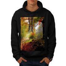 Wellcoda Forest Tree Autumn Mens Hoodie, Late Casual Hooded Sweatshirt - £25.76 GBP+