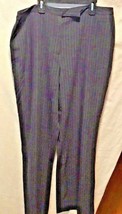 East Fifth Womens Sz 10 Blue Pinstripe Dress Pants Business Career  - $10.89
