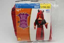 BOYS Dress Up Halloween Costume DEVIL&#39;S ROBE ; New in Package Medium 10-12 ; USA - £12.61 GBP