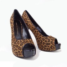 Chinese Laundry Hot Hot Womens Brown Leopard Platform Pump High Heels Shoes - $19.59