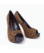 Chinese Laundry Hot Hot Womens Brown Leopard Platform Pump High Heels Shoes - £15.66 GBP