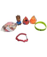 Super Dog Quacky Ninja Splatter Monster Plush Jump Rope Heart Rubber Key... - $24.75