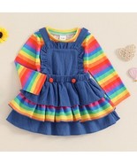 NEW Toddler Baby Girls Childs Play Chucky Halloween Costume Outfit - €12,23 EUR