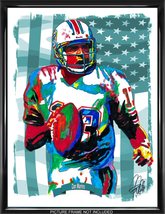 Dan Marino Miami Dolphins Football Poster Print Wall Art 18x24 - £21.39 GBP
