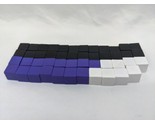 Lot Of (47) Wooden Cube Black Blue White Board Game Components - $23.75