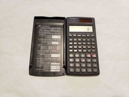 Casio FX-300W Scientific Calculator Black Solar Powered Original Case - £4.68 GBP
