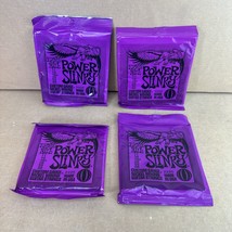 **4 Sets - Ernie Ball 2220 Power Slinky Electric Guitar Strings 11-48** - £15.97 GBP