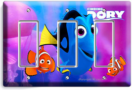 Finding Dory Pink Jellyfish Nemo Triple Gfci Light Switch Wall Plate Kids Room - £13.43 GBP