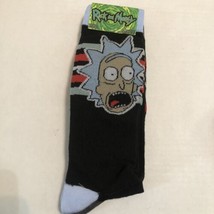 Adult Swim Rick And Morty Mens 2 Pair Of Novelty Crew Socks Shoe Size 6-... - $9.41