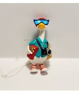 Vintage Duck Tourist Christmas Migration Theme Ornament 1993 Hallmark 3&quot; - €8,59 EUR