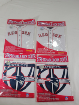 Lot of 4 NEW MLB Boston Red Sox and NFL New England Patriots Stretchable... - €17,24 EUR