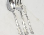 Hampton Silversmiths HSV50 Cold Meat Fork Serving Spoon Butter Knife - $18.61