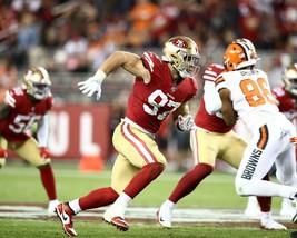 NICK BOSA 8X10 PHOTO SAN FRANCISCO FORTY NINERS 49ers PICTURE FOOTBALL V... - $4.94
