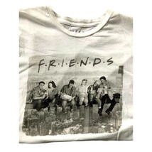 Friends The Tv Show Ladies Tshirt 2XL Solid White Gray Friends Logo Nwot Tee - £11.59 GBP