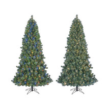 GE 7.5-ft Tahoma Pine Pre-lit Traditional Artificial Christmas Tree LED ... - £146.14 GBP
