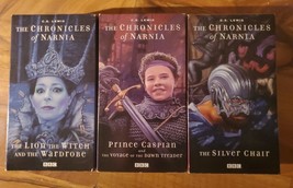 The Chronicles of Narnia Lot Of 3 2 VHS Packs BBC C.S. Lewis Wardrobe Caspian - £21.66 GBP